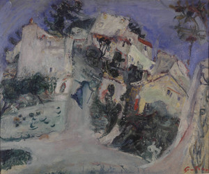 Chaim Soutine, Landschaft bei Cagnes, 1924-1925